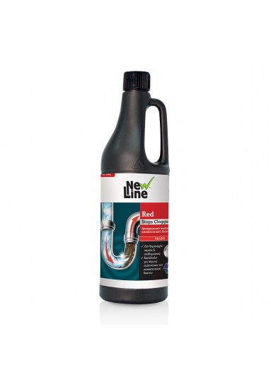 Red Stops Clogging -  Αποφρακτικό & καθαριστικό υγρό σωληνώσεων αποχετευτικού δικτύου 1L