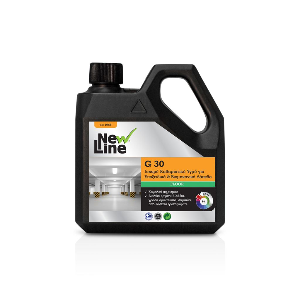 G 30 -Ισχυρό Καθαριστικό Υγρό για Εποξειδικά & Βιομηχανικά Δάπεδα - 1L