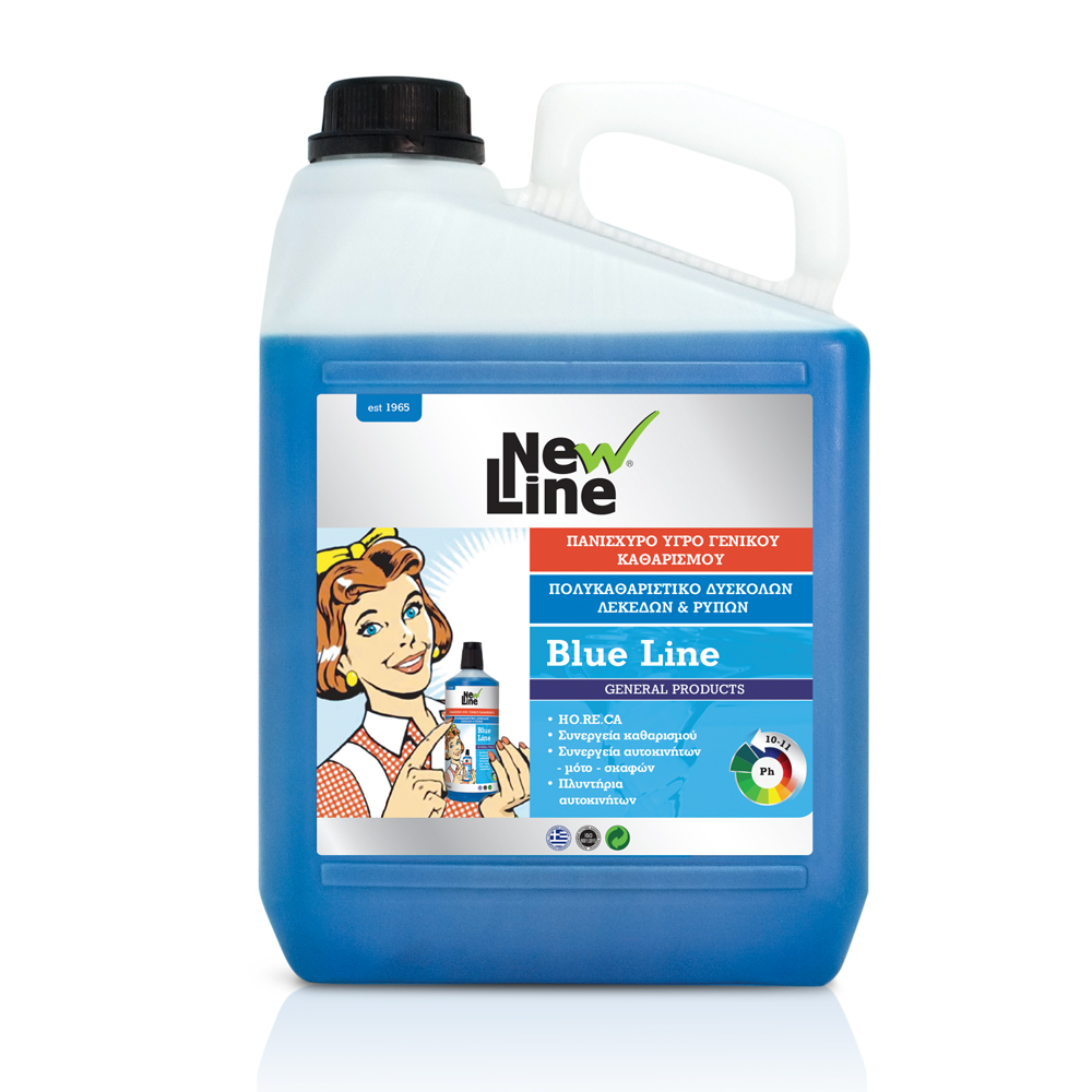 Blue Line - Πανίσχυρο υγρό γενικού καθαρισμού - 5L
