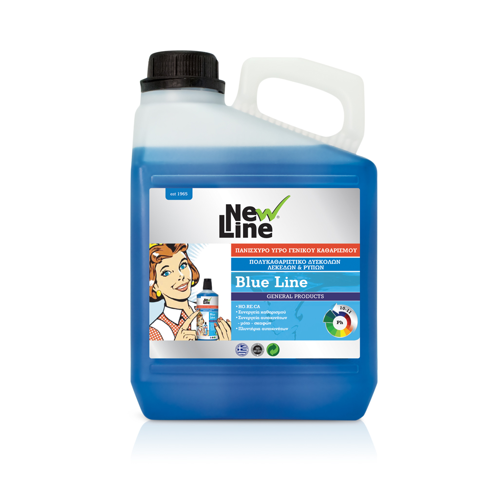 Blue Line - Πανίσχυρο υγρό γενικού καθαρισμού - 3L