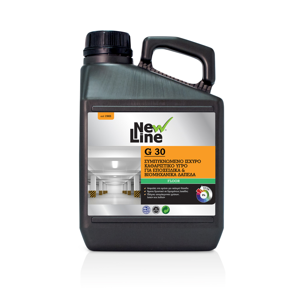 G 30 -Ισχυρό Καθαριστικό Υγρό για Εποξειδικά & Βιομηχανικά Δάπεδα - 3L