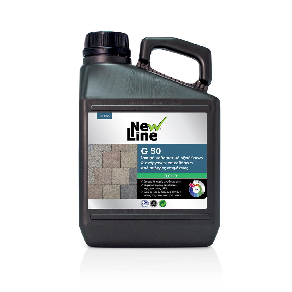G 50 -Ισχυρό καθαριστικό οξειδώσεων & ανόργανων επικαθίσεων από σκληρές επιφάνειες - 3L