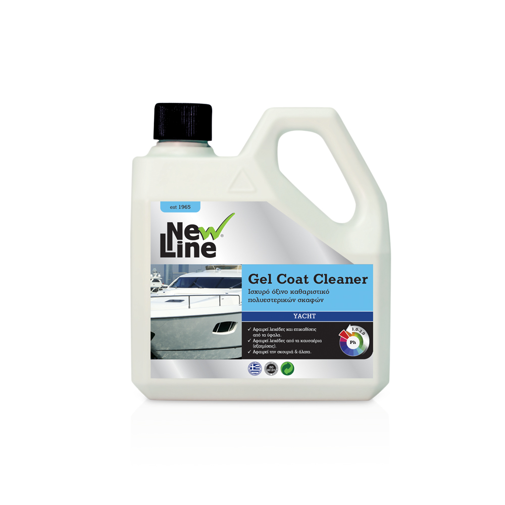 Gel Coat Cleaner - Ισχυρό όξινο καθαριστικό πολυεστερικών σκαφών - 1L