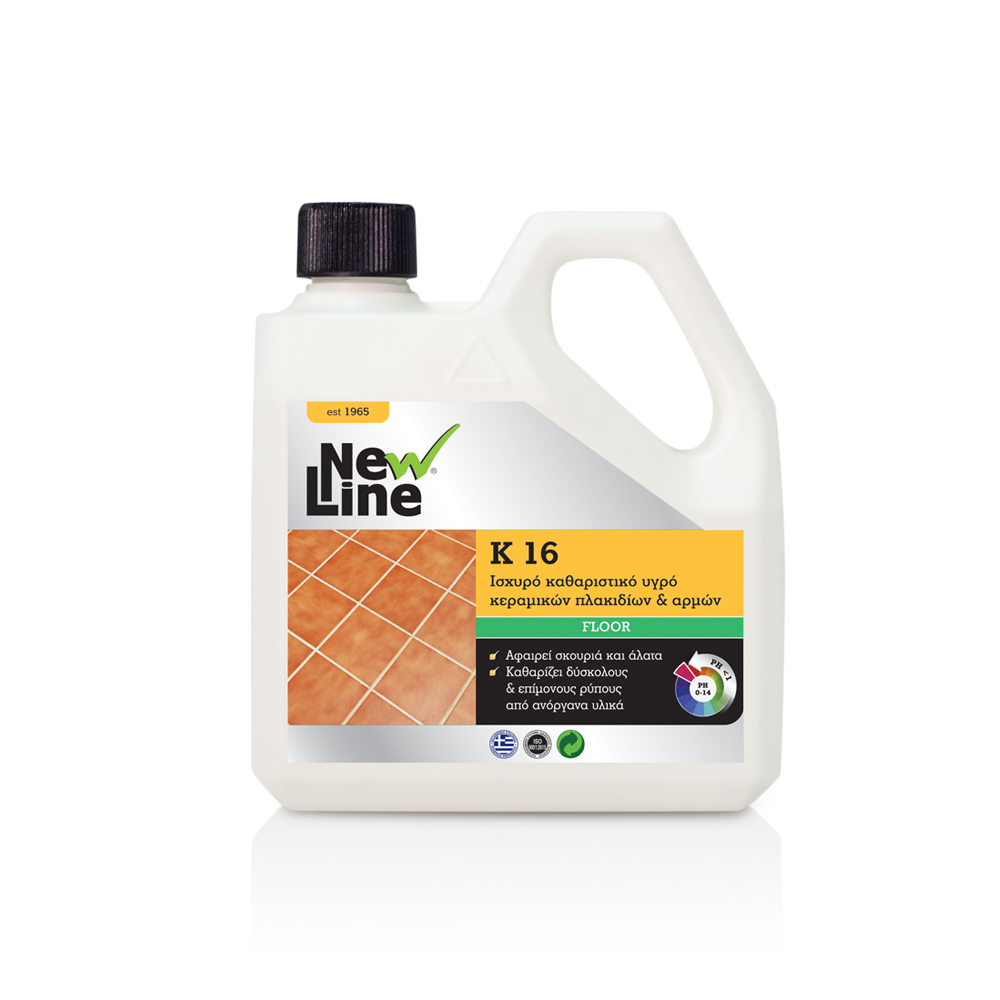 K 16 -Ισχυρό καθαριστικό υγρό κεραμικών πλακιδίων & αρμών 1L