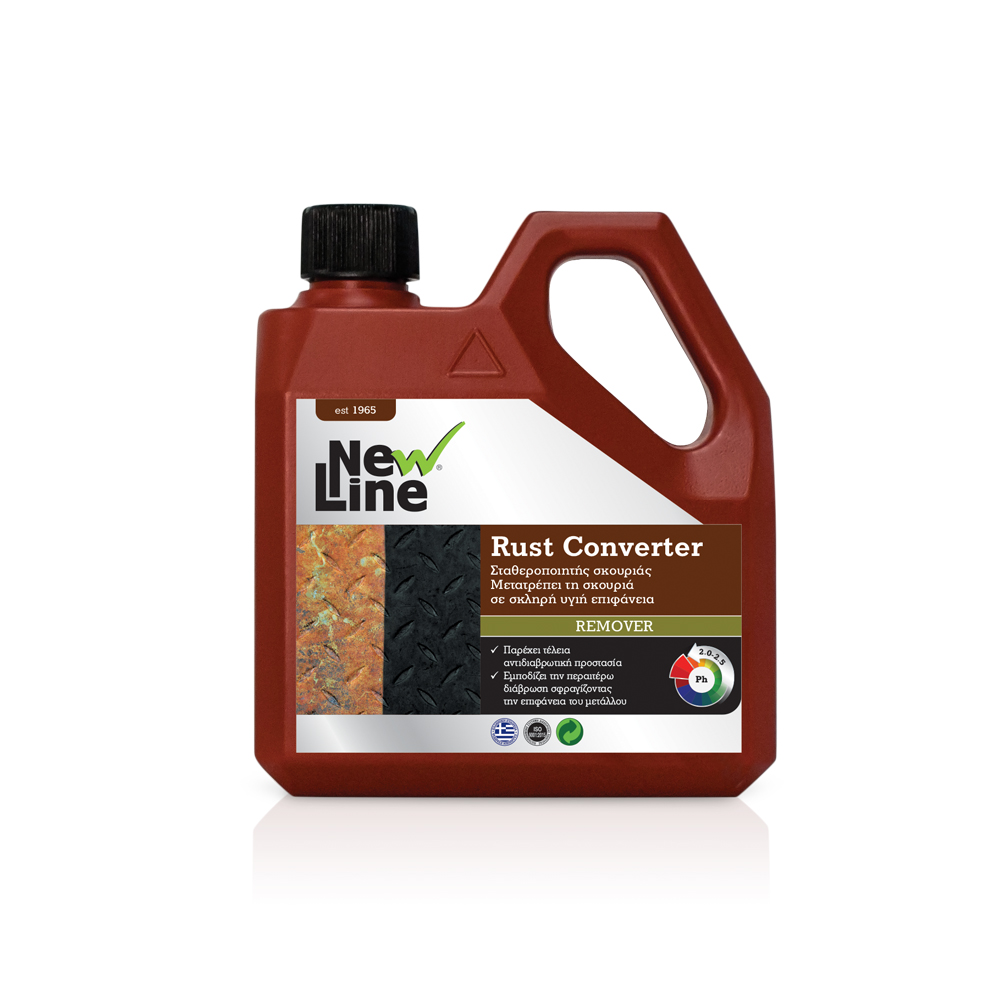 Rust Converter - Σταθεροποιητής σκουριάς  Μετατρέπει τη σκουριά σε σκληρή υγιή επιφάνεια  - 1L