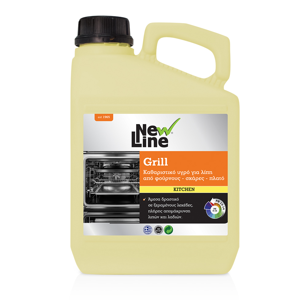 Grill - Καθαριστικό υγρό για λίπη από φούρνους - σχάρες - πλατό - 3L