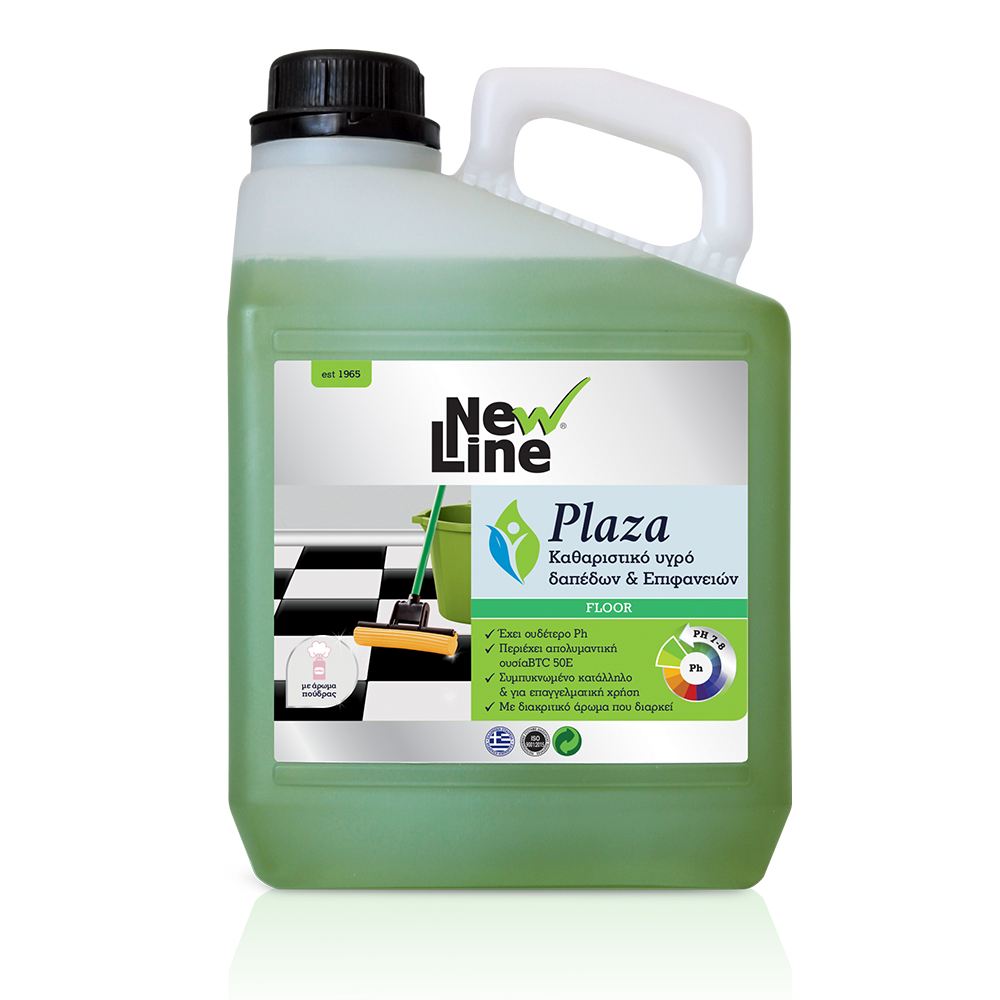 Plaza - Καθαριστικό υγρό δαπέδων & επιφανειών - 3L