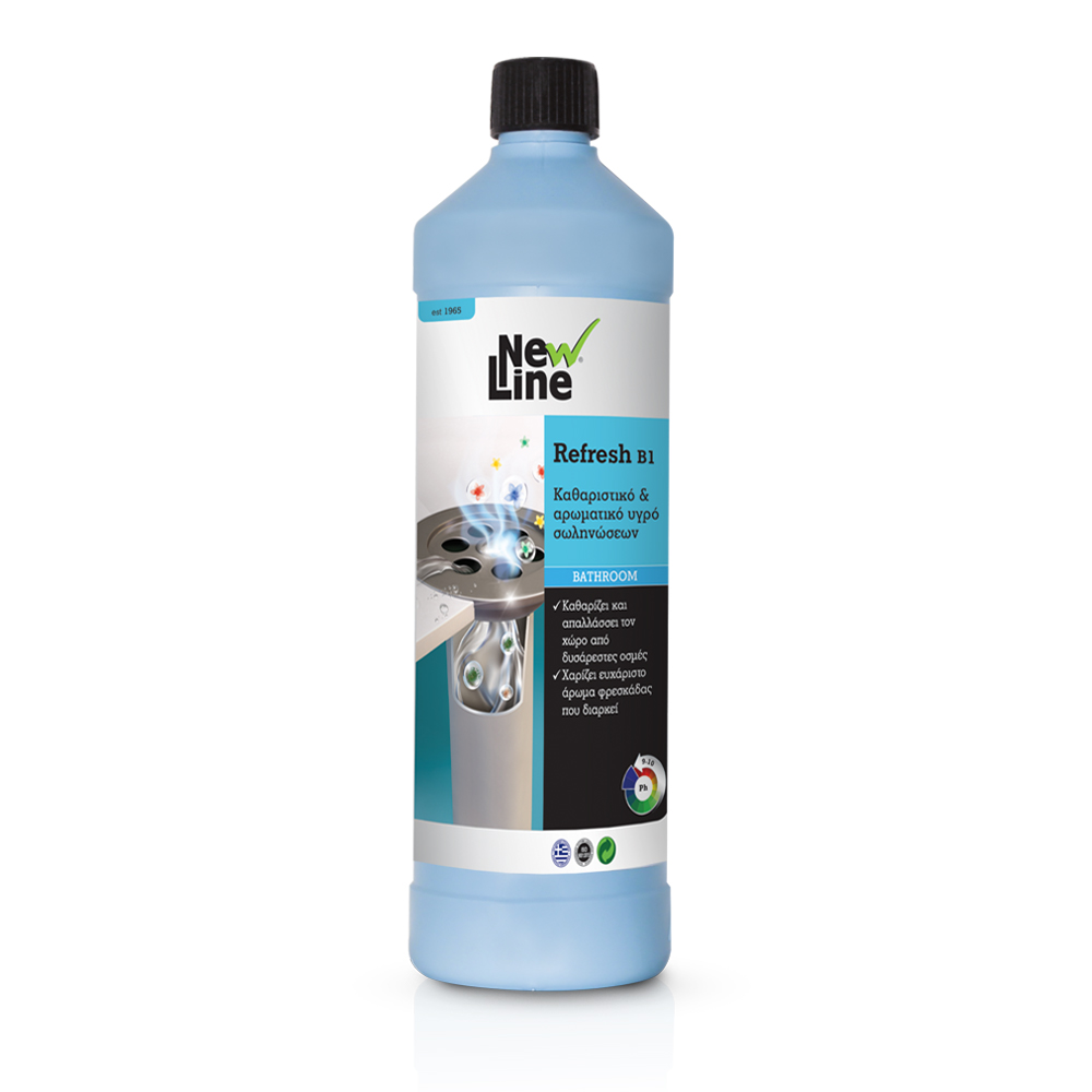 Refresh B1 - Καθαριστικό & αρωματικό υγρό σωληνώσεων 1L