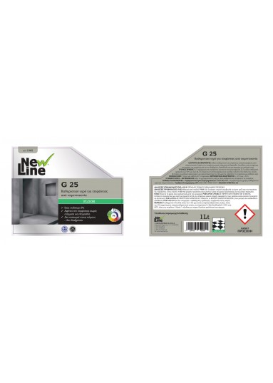 G 25 - Cleaning liquid for Cement Mortar surfaces 1L